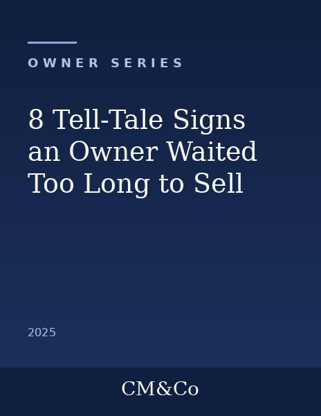 8 Tell-Tale Signs an Owner Waited Too Long to Sell, cover