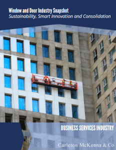 Window and Door Industry Snapshot, cover