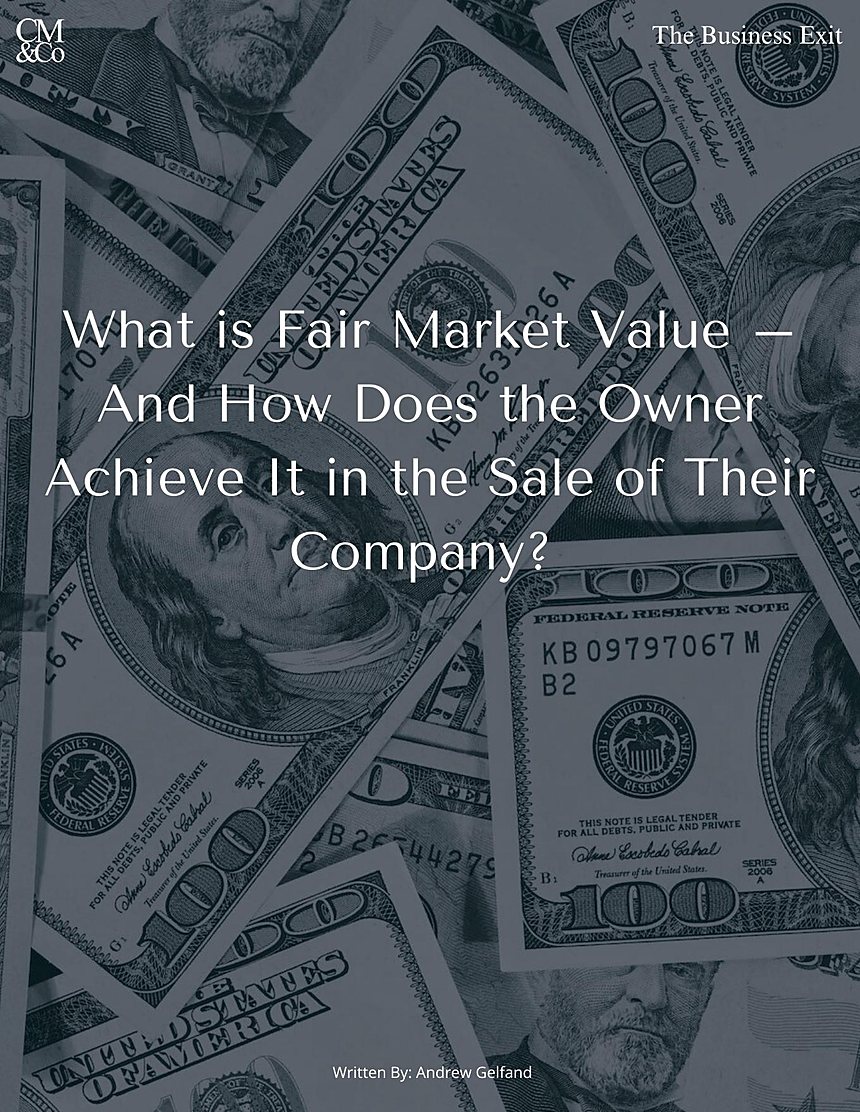What is Fair Market Value, and How Does the Owner Achieve It?, cover