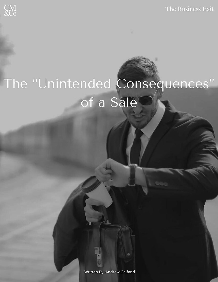 The Unintended Consequences of a Sale, cover