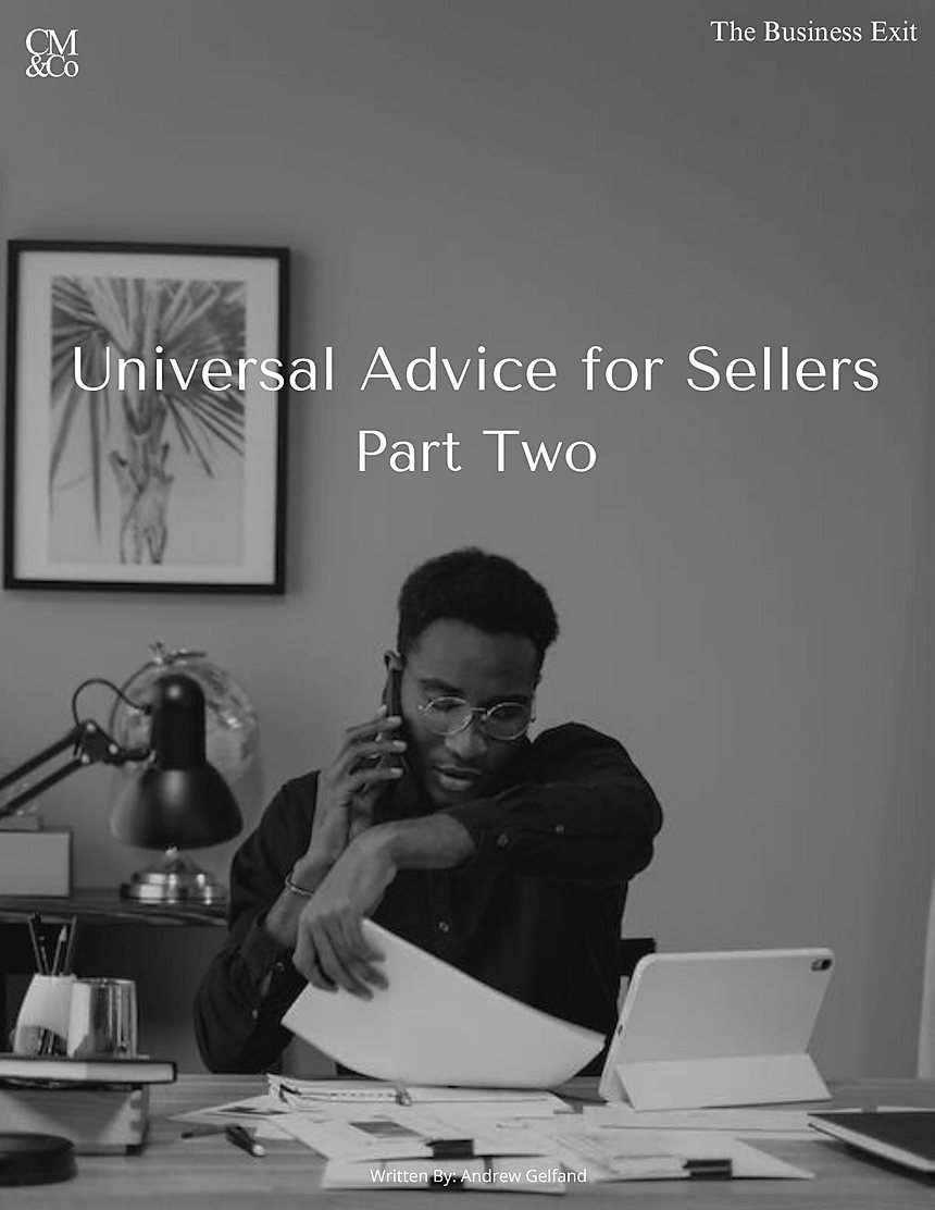 Universal Advice for Sellers: Part Two, cover