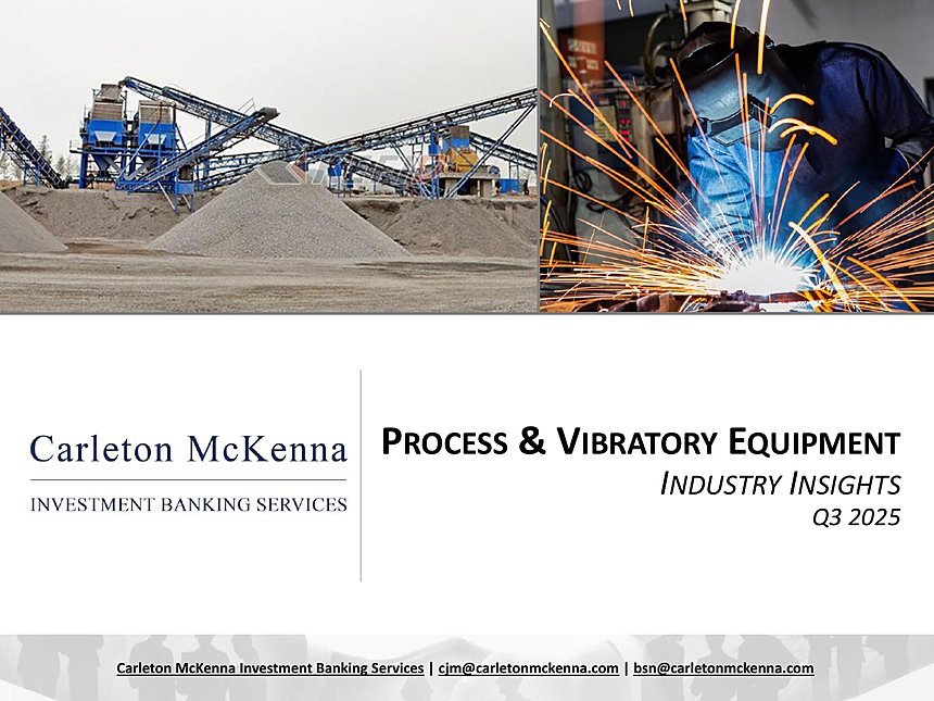 Process & Vibratory Equipment Industry Insights: Q3 2025, cover