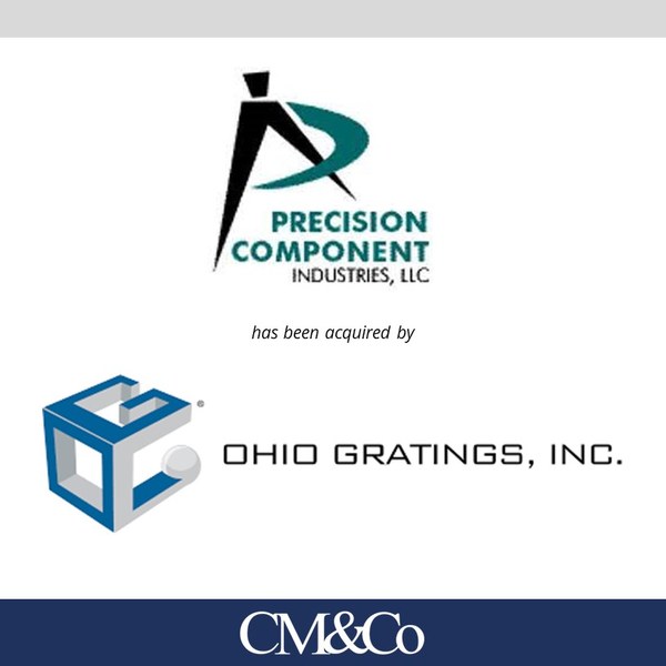 Precision Component Industries transaction tombstone