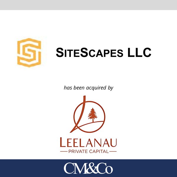 SiteScapes LLC transaction tombstone