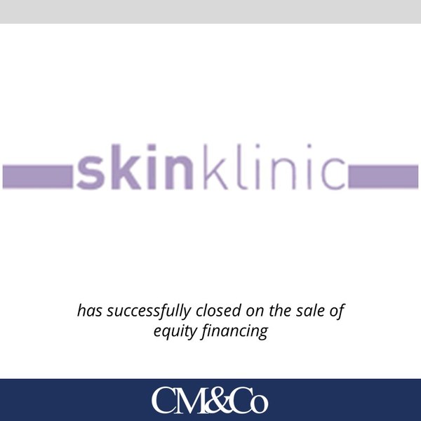 Skin Klinic transaction tombstone