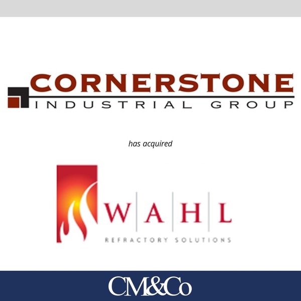 Wahl Refractory Solutions transaction tombstone