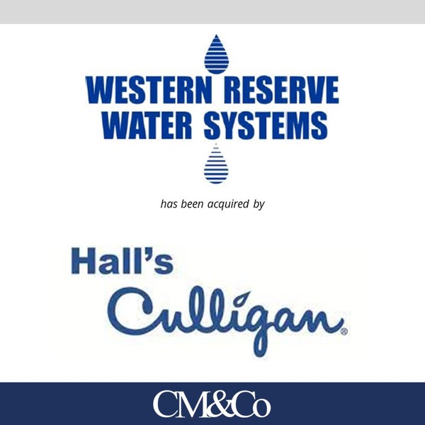 Western Reserve Water Systems transaction tombstone